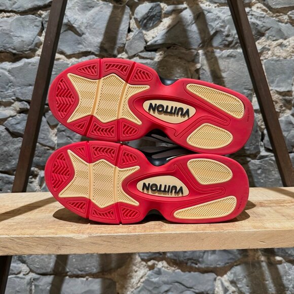 Louis Vuitton FW22 White Red Trainer 2 Basketball Sneakers - Picture 8 of 13